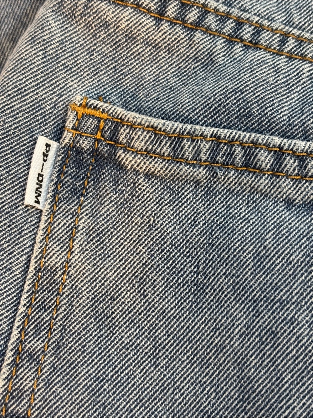 Princess Polly. High-Rise Wide Leg Jeans, 6, W27, Light Blue Wash Denim - Picture 8 of 12